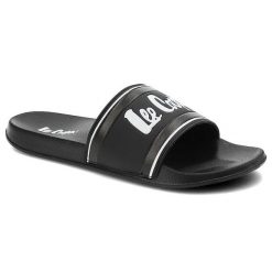 Czarne Klapki Lee Cooper Męskie Profilowane Buty Na Lato. Czarne klapki Lee Cooper, z materiału. Za 75.00 zł.