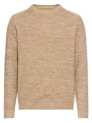 Camel Active Sweter w kolorze beżowym rozmiar: XL. Brązowe swetry nierozpinane Camel Active, xl, bez wzorów, z bawełny, bez kołnierzyka, bez ramiączek. Za 196.24 zł.