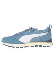 Puma Sneakersy "AMI Rider FV" w kolorze niebiesko-białym rozmiar: 46. Białe buty sportowe casual Puma, bez wzorów, bez zapięcia. Za 353.95 zł.