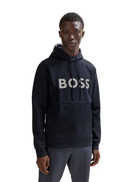 Hugo Boss Fashion Bluza w kolorze granatowym rozmiar: XXL. Niebieskie bluzy Hugo Boss Fashion, xxl, bez wzorów, z kapturem. Za 217.23 zł.