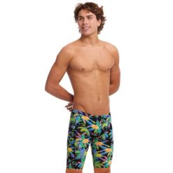 Kąpielówki spodenki męskie jammery treningowe na basen Funky Trunks. Czarne szorty Funky Trunks, m, bez wzorów, sportowe. Za 199.00 zł.
