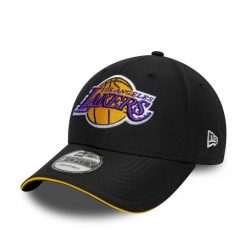 Czapka New Era 9Forty Los Angeles Lakers. Czarne czapki z daszkiem New Era, bez wzorów. Za 175.00 zł.