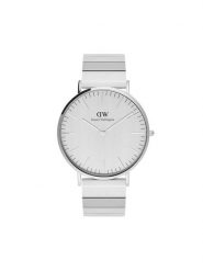 Daniel Wellington Zegarek DW00100775 Srebrny. Szare, analogowe zegarki Daniel Wellington, srebrne. Za 769.99 zł.