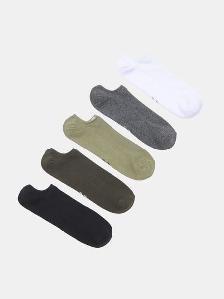 Skarpetki z bawełną 5 pack - wielobarwny. Skarpety Sinsay, bez wzorów, z bawełny. Za 15.99 zł.