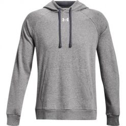 Bluza sportowa męska Under Armour Rival. Białe bluzy z kapturem Under Armour, m, bez wzorów, z kapturem. Za 335.00 zł.