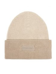 Calvin Klein Czapka LV04D8029G Écru. Czapki zimowe CALVIN KLEIN, bez wzorów, z materiału. Za 219.99 zł.