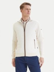 Bugatti Kurtka przejściowa 8700-15121E Écru Regular Fit. Białe kurtki Bugatti, m, bez wzorów, z bawełny, bez kaptura. Za 729.99 zł.