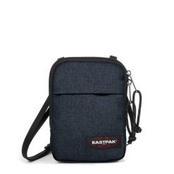 Torba na ramię Eastpak Buddy. Niebieskie torby na ramię Eastpak, bez wzorów, z denimu, na ramię, bez dodatków. Za 62.03 zł.