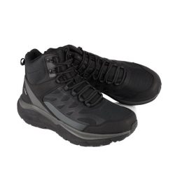 Buty męskie sportowe miejskie Alpine Pro Lerat. Czarne buty turystyczne Alpine Pro, na jesień, bez wzorów, z gumy, bez zapięcia, trekkingowe. Za 299.00 zł.