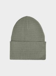 4F Czapka zimowa uniseks - oliwkowa/khaki Uniwersalny. Brązowe czapki zimowe 4F, bez wzorów, z materiału. W wyprzedaży za 29.99 zł.