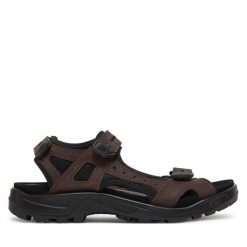 Sandały ECCO. Brązowe sandały ecco, bez zapięcia. Za 459.99 zł.