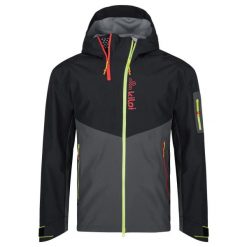 Wodoodporna kurtka Kilpi Metrix. Czarne kurtki Kilpi, m, bez wzorów, bez kaptura. Za 628.61 zł.