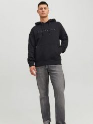 Jack & Jones Bluza w kolorze czarnym rozmiar: XL. Czarne bluzy Jack & Jones, xl, bez wzorów, z kapturem. Za 129.95 zł.