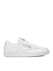 Reebok Sneakersy SS-CLUB C 85 100000154 Biały. Białe buty sportowe casual Reebok, bez wzorów, ze skóry, bez zapięcia. Za 329.99 zł.