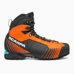 Disabled. Brązowe buty trekkingowe Scarpa, bez wzorów, bez zapięcia. Za 1,299.00 zł.