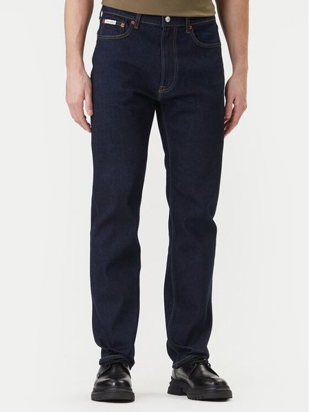 Calvin Klein Jeans Jeansy LV04RF946G Granatowy Straight Fit. Niebieskie jeansy Calvin Klein Jeans, m. Za 273.99 zł.