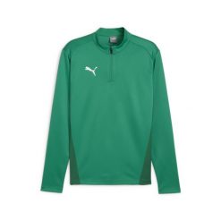 Treningowy top Puma TeamGoal. Zielone bluzy Puma, bez wzorów, bez kaptura. Za 249.50 zł.