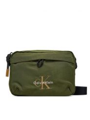 Calvin Klein Saszetka Bold Camera Bag LV04D3117G Zielony. Zielone torby na ramię CALVIN KLEIN, bez wzorów, z materiału, bez dodatków. Za 249.99 zł.
