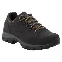 Buty trekkingowe męskie Jack Wolfskin Rebellion Texapore Low. Czarne buty trekkingowe Jack Wolfskin, bez wzorów, z materiału, bez zapięcia, trekkingowe. Za 889.99 zł.