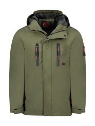 Geographical Norway Kurtka przejściowa "Ayoube" w kolorze khaki rozmiar: M. Brązowe kurtki Geographical Norway, m, bez wzorów, bez kaptura. Za 316.24 zł.