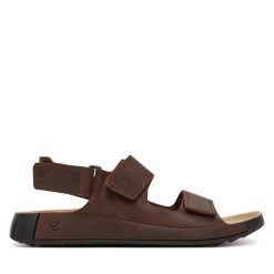 Sandały ECCO. Brązowe sandały ecco, bez zapięcia. Za 439.99 zł.