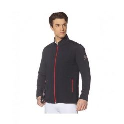 Kurtka softshellowa Privilège Equitation Airsafe. Niebieskie kurtki softshell PRIVILÈGE EQUITATION, bez wzorów, z softshellu, bez kaptura. Za 788.50 zł.