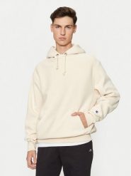 Champion Bluza 220705 Beżowy Relaxed Fit. Brązowe bluzy Champion, m, bez wzorów, z bawełny, bez kaptura. Za 219.99 zł.