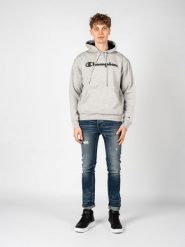 Champion Bluza "Hoodie" | HBGF89H586N9A | Mężczyzna | Szary. Szare bluzy Champion, m, bez wzorów, z bawełny, bez kaptura. W wyprzedaży za 159.00 zł.