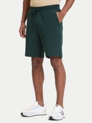 Tommy Hilfiger Szorty sportowe Essential Terry MW0MW37240 Zielony Regular Fit. Zielone krótkie spodenki sportowe Tommy Hilfiger, m, bez wzorów, z bawełny. Za 329.99 zł.
