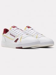 Reebok Skórzane sneakersy "LT Court" w kolorze biało-czerwono-żółtym rozmiar: 43. Białe buty sportowe casual Reebok, bez wzorów, z materiału, bez zapięcia. Za 346.99 zł.
