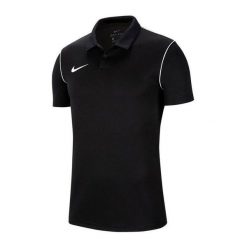 Koszulka do piłki nożnej męska Nike Polo Park 20. Białe koszulki polo sportowe Nike, m, bez wzorów, bez kołnierzyka, bez ramiączek, do piłki nożnej. Za 96.03 zł.