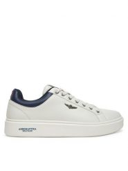 Aeronautica Militare Sneakersy 251SC307CT3591 Biały. Białe buty sportowe casual Aeronautica Militare, bez wzorów, ze skóry, bez zapięcia. Za 369.99 zł.