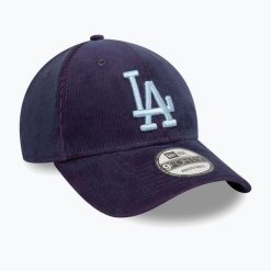 Czapka z daszkiem New Era Two Tone Cord 9Forty Los Angeles Dodgers. Niebieskie czapki z daszkiem New Era, na zimę, bez wzorów. Za 129.99 zł.