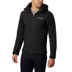 Kurtka softshell męska Columbia Cascade Ridge II. Niebieskie kurtki Columbia, m, bez wzorów, z softshellu, bez kaptura. Za 489.00 zł.