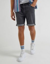 MESKIE SZORTY LEE RIDER SHORT WORN IN SHADOW 112331757. Szorty Lee, bez wzorów, z jeansu. Za 169.99 zł.