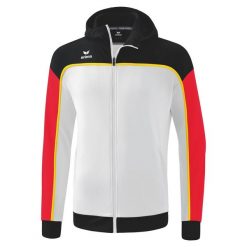 Kurtka treningowa Erima Change By Erima z kapturem, wielokolorowa. Białe kurtki treningowe Erima, na zimę, m, bez wzorów, z kapturem, na fitness i siłownię. Za 354.99 zł.