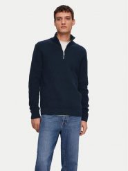 Selected Homme Sweter Dane 16092601 Granatowy Regular Fit. Niebieskie swetry rozpinane Selected Homme, m, bez wzorów, z bawełny, bez kołnierzyka, bez ramiączek. Za 159.99 zł.