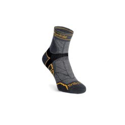 Skarpety do biegania męskie Bridgedale Lt T2 Merino Sport 3/4 Crew. Szare skarpetki sportowe Bridgedale, bez wzorów. Za 78.99 zł.