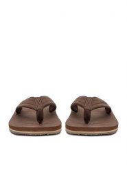 Quiksilver Japonki CEO-MIAMI-01 Brązowy. Brązowe japonki Quiksilver, bez wzorów, z materiału. Za 99.99 zł.