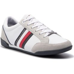 Sneakersy TOMMY HILFIGER - Corporate Material Mix Cupsole FM0FM02046 White 100. Buty sportowe casual marki Tommy Hilfiger. Za 449.00 zł.
