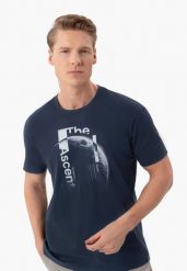 Koszulka z nadrukiem, Comfort Fit, T-NARIS. T-shirty Volcano, l, bez wzorów, z bawełny, bez kołnierzyka, bez ramiączek. Za 69.99 zł.