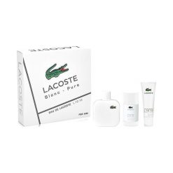 Lacoste Eau de Lacoste L.12.12 Blanc Zestaw dla mężczyzn EDT 100 ml + shower gel 50 ml + deostick 75 ml. Zestawy kosmetyków LACOSTE. Za 158.00 zł.