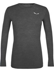 Salewa Koszulka funkcyjna w kolorze antracytowym rozmiar: XL. Czarne t-shirty sportowe Salewa, bez wzorów, z wełny, bez ramiączek, outdoorowe. Za 185.76 zł.