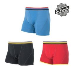 SENSOR Termoaktywne bokserki męskie MERINO ACTIVE 3PACK-XL. Czerwone bokserki Sensor, l, bez wzorów, z materiału. Za 325.39 zł.