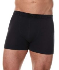 Bokserki bawełniane classic męskie Brubeck Comfort Cotton. Czarne bokserki Brubeck, m, bez wzorów, z bawełny. Za 41.99 zł.