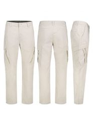 Eight2Nine Bojówki w kolorze kremowym rozmiar: W31. Brązowe joggery i bojówki Eight2Nine, bez wzorów. Za 113.99 zł.