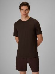 4F Koszulka treningowa szybkoschnąca męska 4F x Robert Lewandowski - brązowa XL. Brązowe t-shirty 4F, l, bez wzorów, z materiału, bez kołnierzyka, bez ramiączek. Za 129.99 zł.