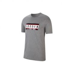 Koszulka sportowa męska Nike Air Jordan Sticker. T-shirty sportowe Nike, bez wzorów, bez ramiączek, na fitness i siłownię. Za 129.00 zł.