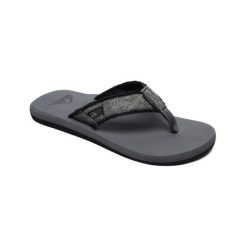 Klapki japonki męskie Quiksilver Monkey. Szare klapki Quiksilver, z tkaniny. Za 109.99 zł.