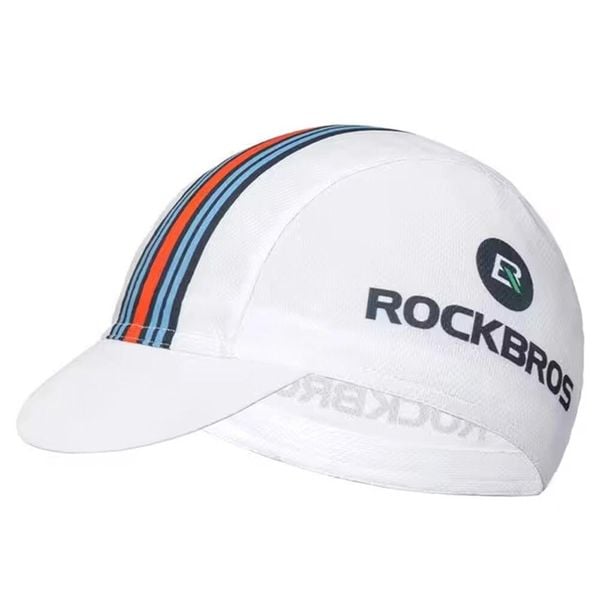 Czapka rowerowa Rockbros MZ10022 z daszkiem - biała. Białe czapki z daszkiem ROCKBROS, bez wzorów, z materiału. Za 74.00 zł.